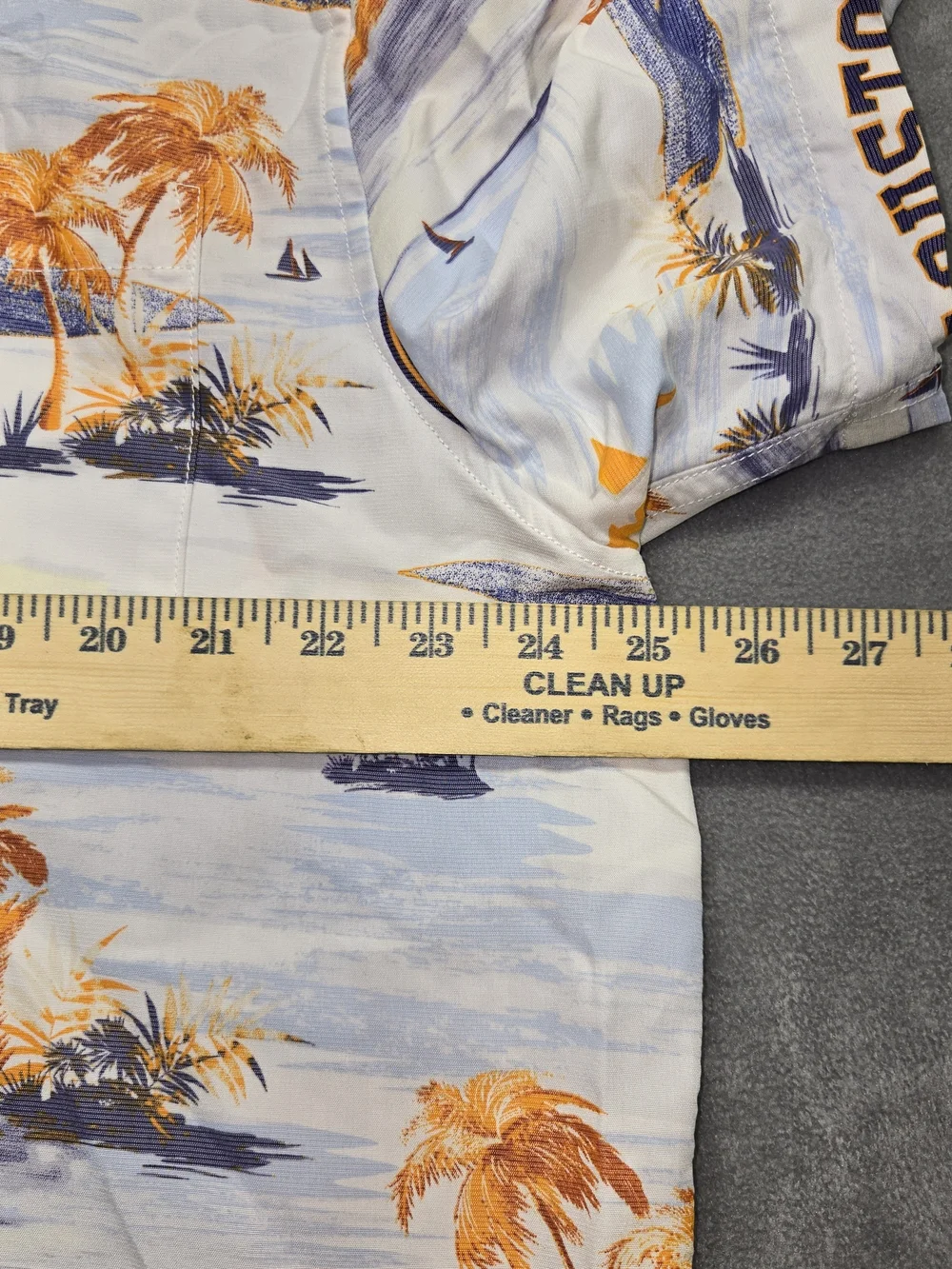 Tommy Bahama The Coconut Point Houston Astros Orange & Blue Palm-Print Shirt